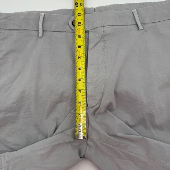 NWT Peter Millar Crown Crafted Shorts Men’s 38 Gray Flat Front Garment Dyed - Picture 9 of 10